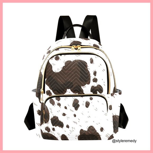 Polyester Quilted Mini Backpack Purse Lightweight Travel Daypack